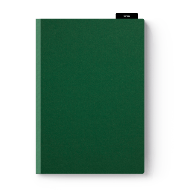 Klebebindung Softcover dunkelgrün drucken & binden