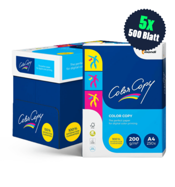 Color Copy Papier A4, 100g, 1x Karton (2.500 Blatt)